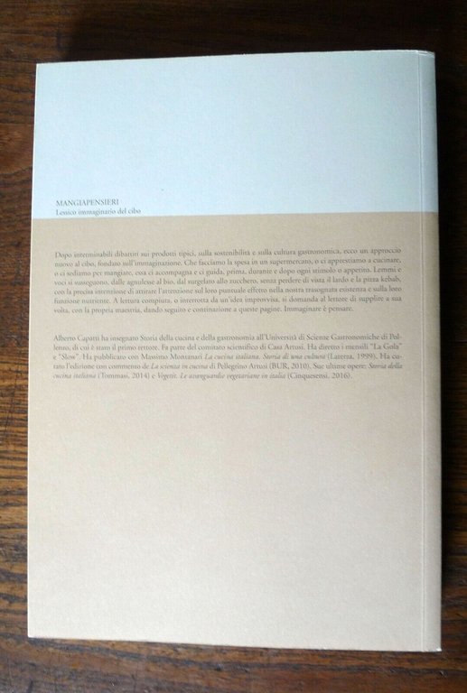 Capatti,MANGIAPENSIERI.Lessico immaginario del cibo,2017 Alfabeta[alimentazione