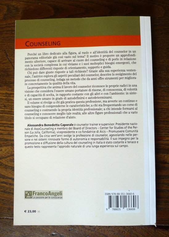 Caporale,ESSERE COUNSELOR.Identità e prospettive di una professione[COUNSELING