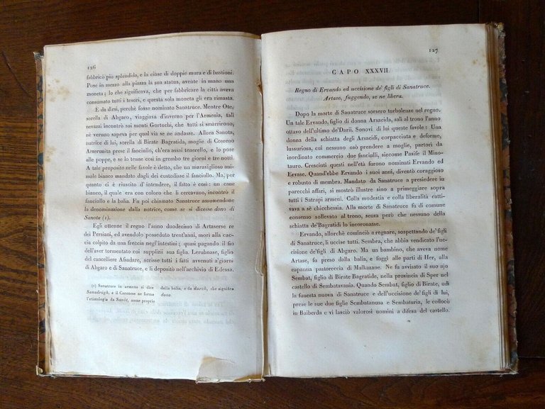 CAPPELLETTI,MOSÈ CORENESE STORICO ARMENO DEL V SEC.1841 Antonelli[STORIA ARMENIA