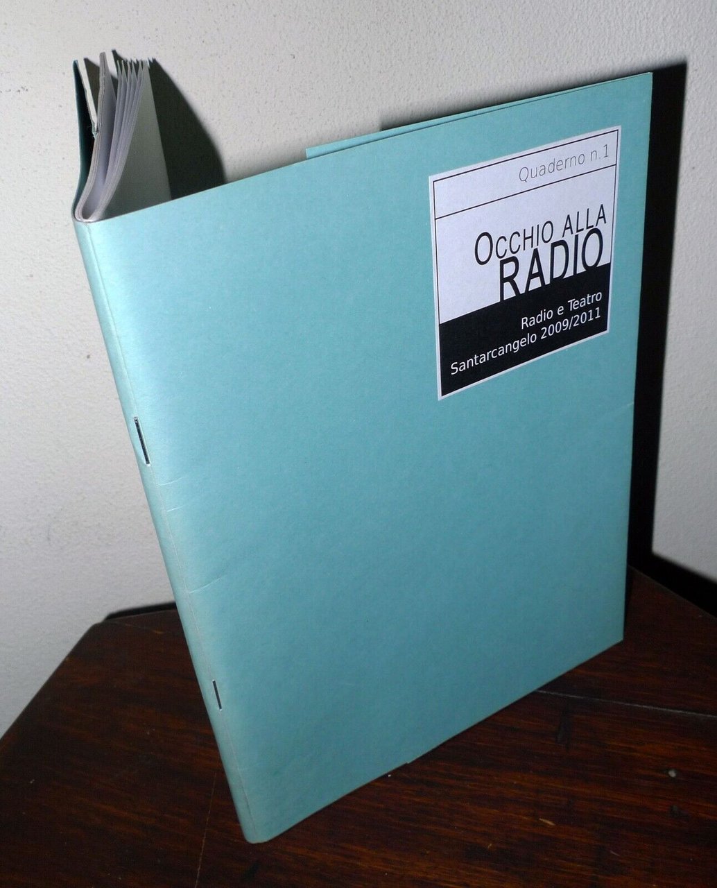 Caputo/Cava,QUADERNO 1.OCCHIO ALLA RADIO.Radio e Teatro.Santarcangelo 2009/2011