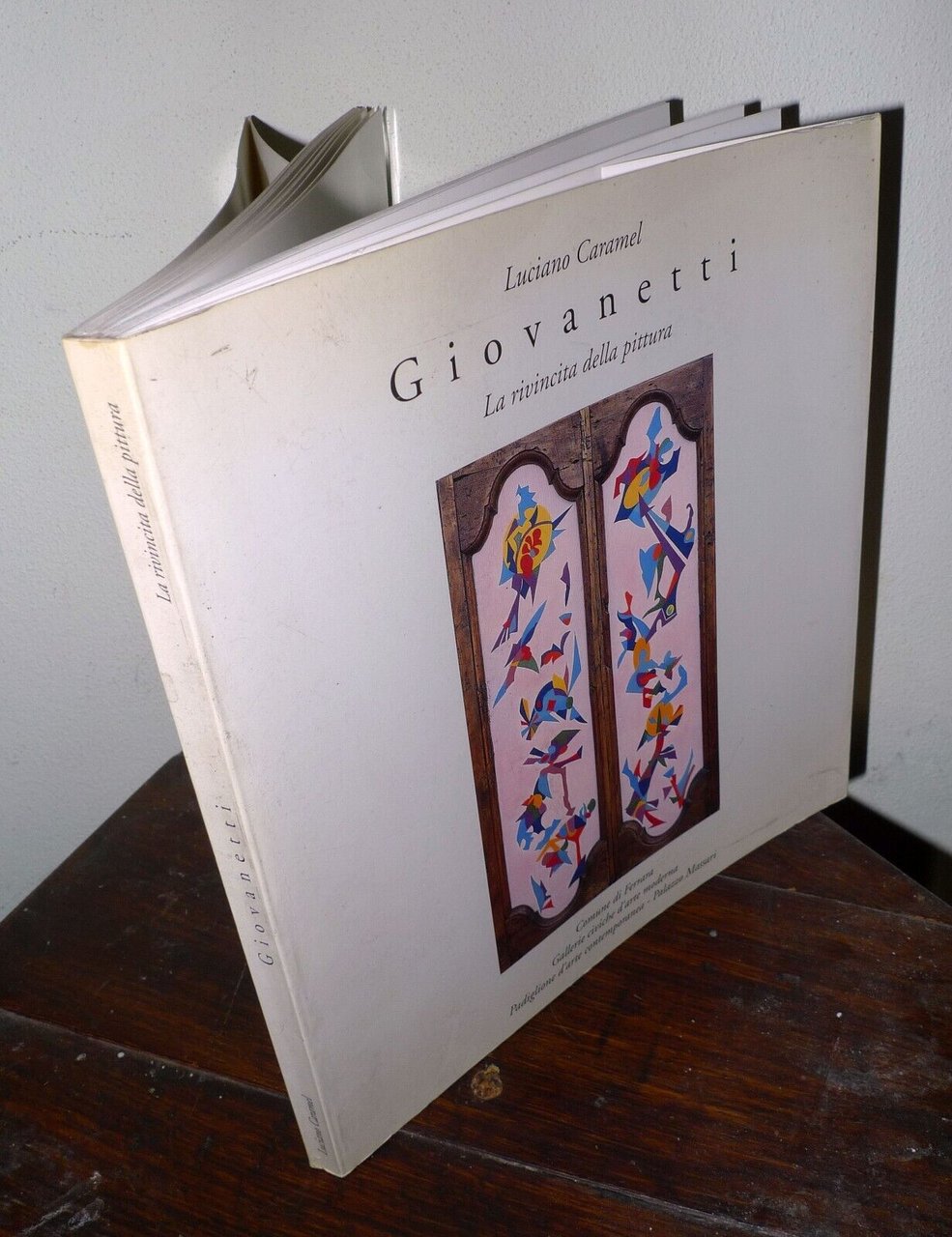 Caramel,Mario GIOVANETTI.La rivincita della pittura,'93[arte contemporanea,legno