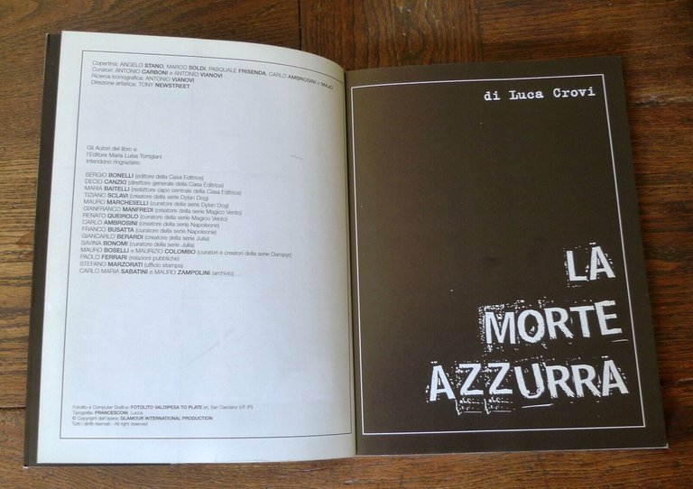 Carboni/Vianovi,BONELLI NOIR,2011 Glamour International[fumetti,Dylan Dog