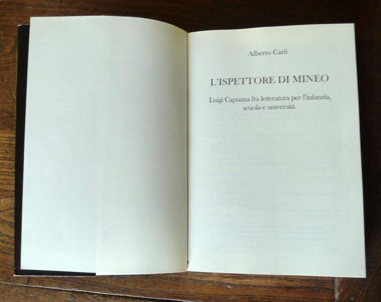 Carli,L'ISPETTORE DI MINEO.Luigi Capuana,2011[letteratura per l'infanzia,scuola