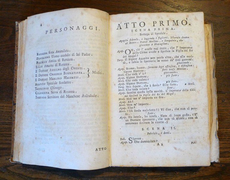 CARLO GOLDONI,COMMEDIE,1762-1794 Bologna Stamperia di San Tommaso d'Aquino
