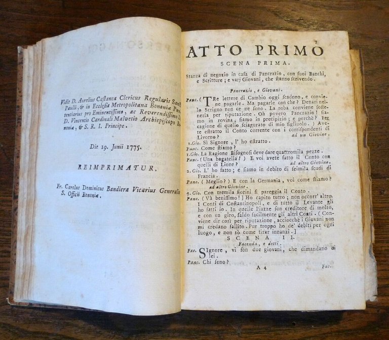 CARLO GOLDONI,COMMEDIE,1762-1794 Bologna Stamperia di San Tommaso d'Aquino