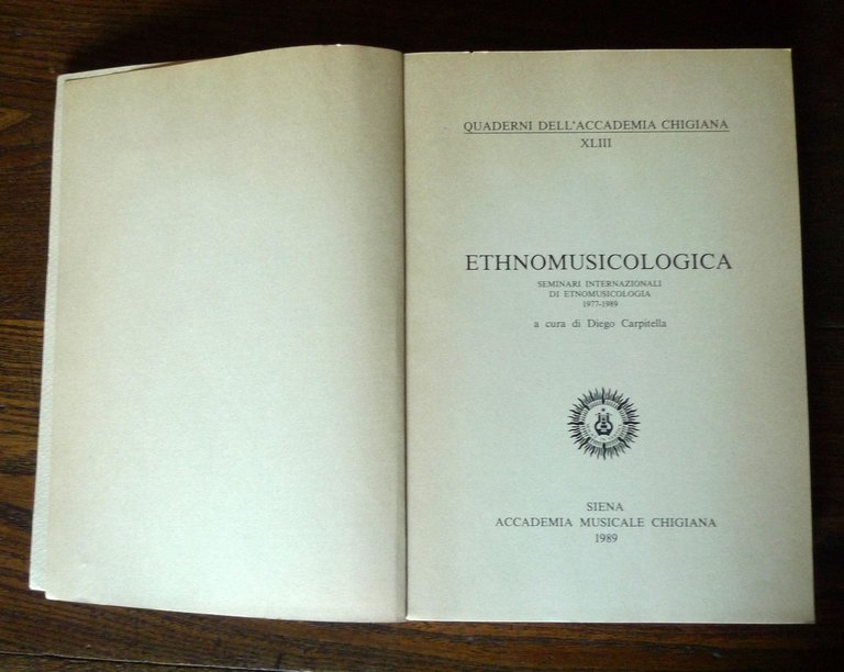Carpitella,ETHNOMUSICOLOGICA.Seminari etnomusicologia 1977-1989,Chigiana[MUSICA