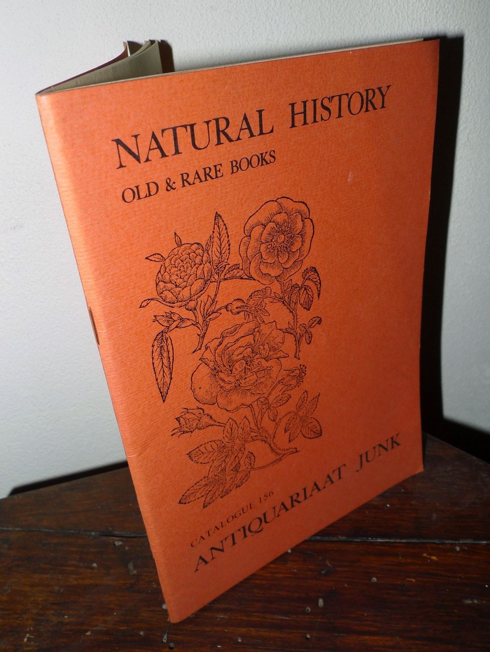 Catalogo OLD & RARE BOOKS ON NATURAL HISTORY,Antiquariaat Junk[libri antichi | Immagine principale