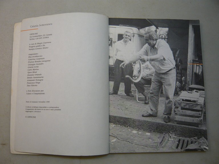 CATANIA SOTTERRANEA Officine, Catania, 1999[Biagio Guerrera