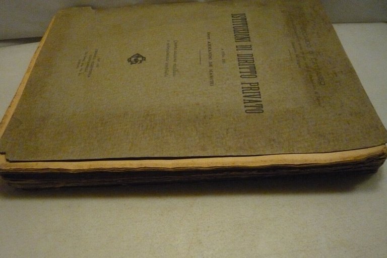 Cattaneo,ISTITUZIONI DI DIRITTO PRIVATO,Giappichelli, Torino, 1928