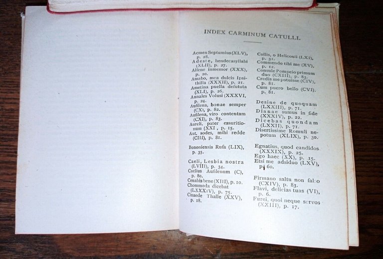 Catullo,Tibullo,Properzio,CARMINA,1929 Barbera[poesia latina