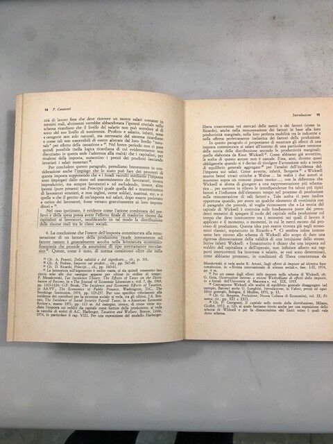 Cavazzuti, SALARI, IMPOSTA E DISTRIBUZIONE DEL REDDITO [economia, lavoro]