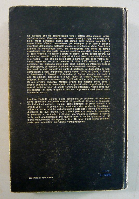 Celletti,IL TEATRO D’OPERA IN DISCO,1978 Rizzoli[musica lirica,discografia