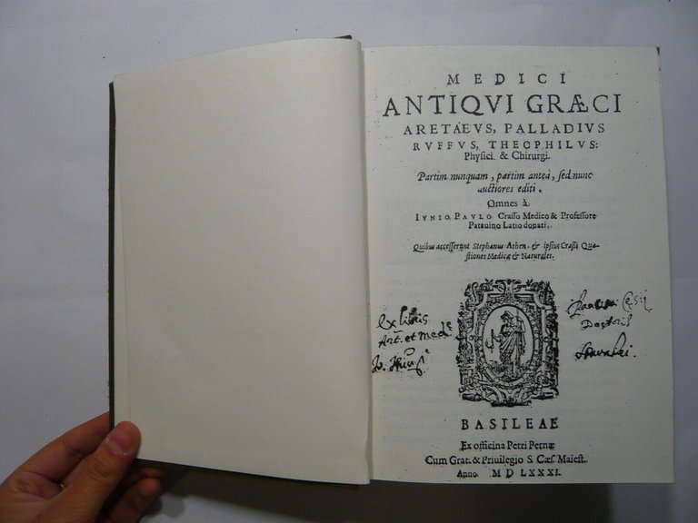 Celso Grassi,MEDICI ANTIQUI GRAECI ,1581[anastatica,medicina,