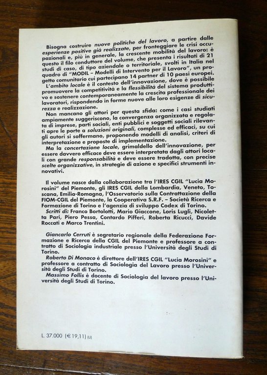 Cerruti,FLESSIBILITÀ D'IMPRESA E SICUREZZA DEL LAVORO,2000 FrancoAngeli[CGIL | Immagine Gallery 2