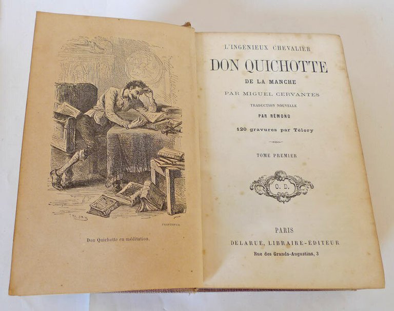 Cervantes,L'INGENIEUX CHEVALIER DON QUICHOTTE DE LA MANCHE,1863[Chisciotte
