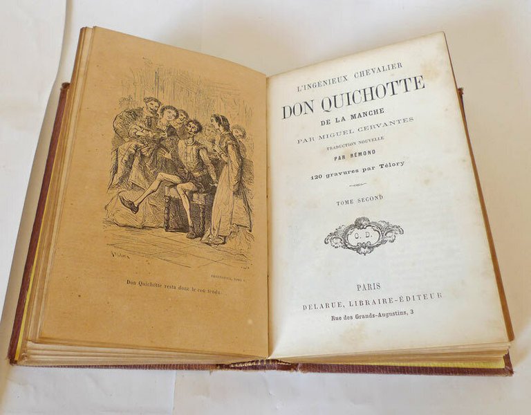 Cervantes,L'INGENIEUX CHEVALIER DON QUICHOTTE DE LA MANCHE,1863[Chisciotte