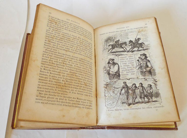 Cervantes,L'INGENIEUX CHEVALIER DON QUICHOTTE DE LA MANCHE,1863[Chisciotte