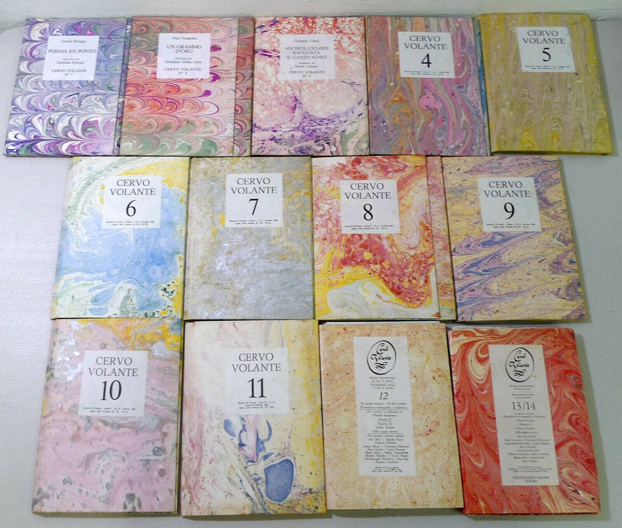 CERVO VOLANTE.Rivista di arte & poesia 1981-1983[Spatola,Sanguineti,Bonito Oliva