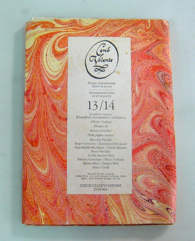 CERVO VOLANTE.Rivista di arte & poesia 1981-1983[Spatola,Sanguineti,Bonito Oliva