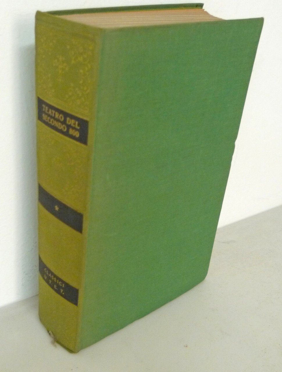 Cesare Bozzetti,IL TEATRO DEL SECONDO OTTOCENTO,1960 UTET