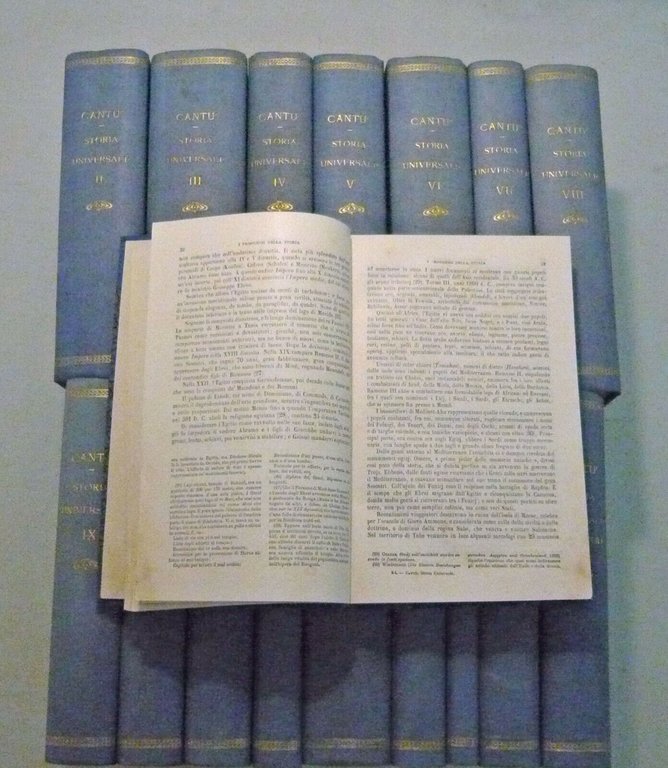 Cesare Cantù,STORIA UNIVERSALE.17 voll.,UTET 1884-1891