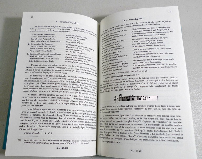 Chailley,LE VOYAGE D’HIVER DE SCHUBERT,1975 Leduc[musica,musicologia