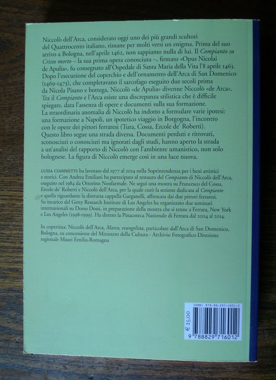 Ciammitti,L'ARCA DI NICCOLÒ.Riflessioni e documenti,2022 Marsilio[storia arte | Immagine Gallery 2
