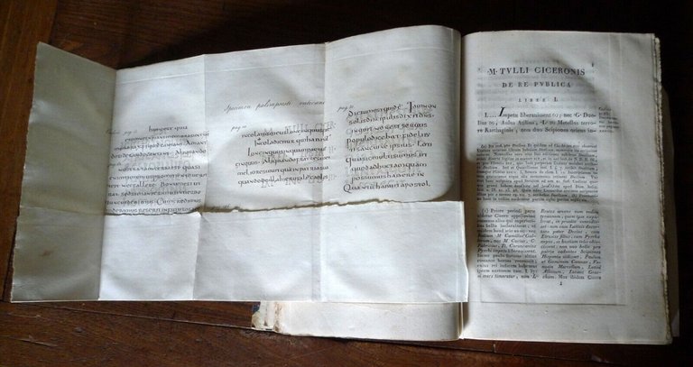Cicerone,M.TULLI CICERONIS DE RE PUBLICA,1822[ANGELO MAI