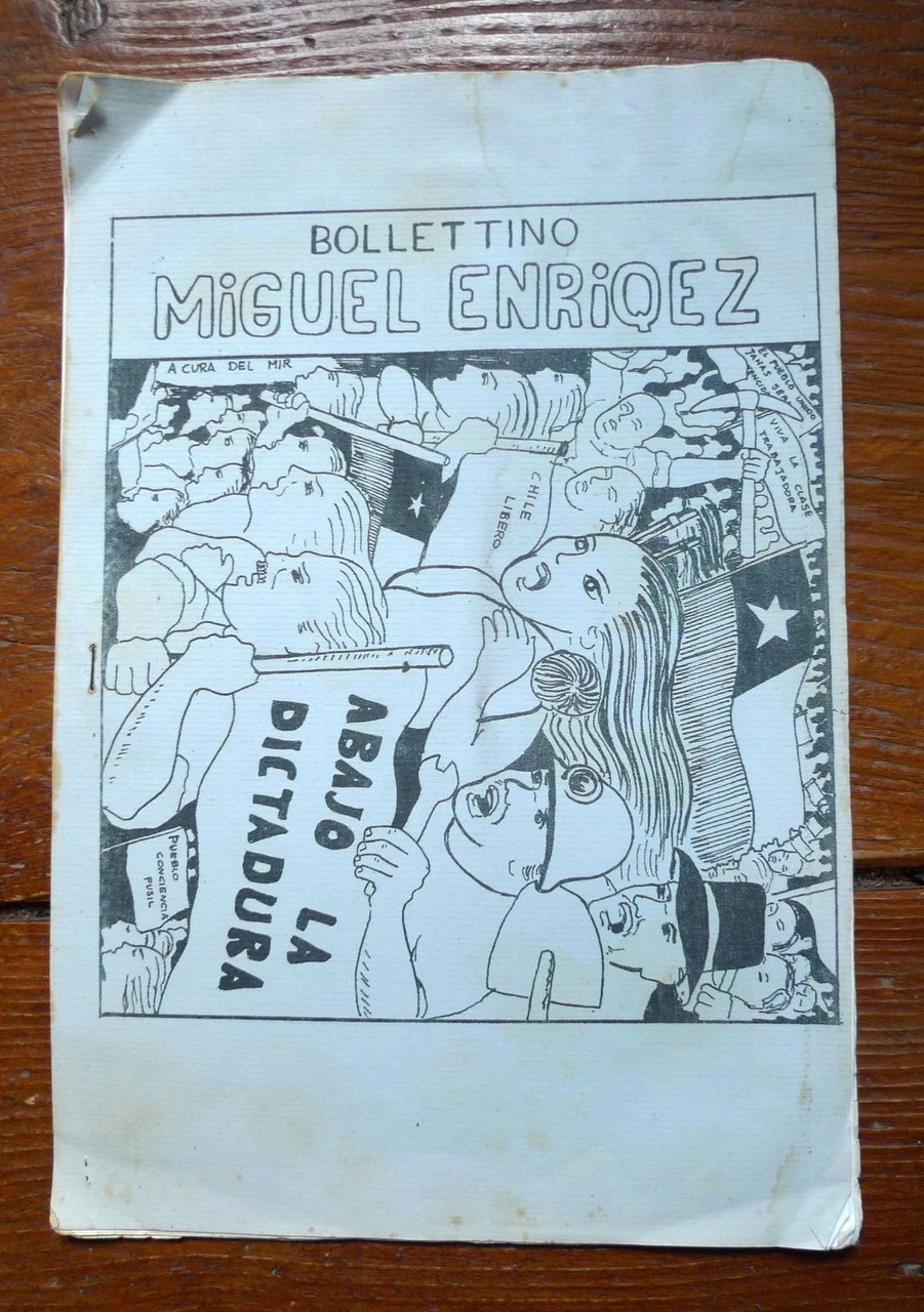 CILE.BOLLETTINO MIGUEL ENRIQUEZ 1981.MIR.Movimiento de Izquierda Revolucionaria