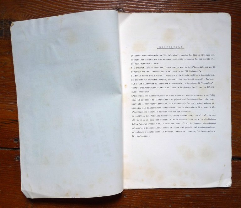 CILE.BOLLETTINO MIGUEL ENRIQUEZ 1981.MIR.Movimiento de Izquierda Revolucionaria