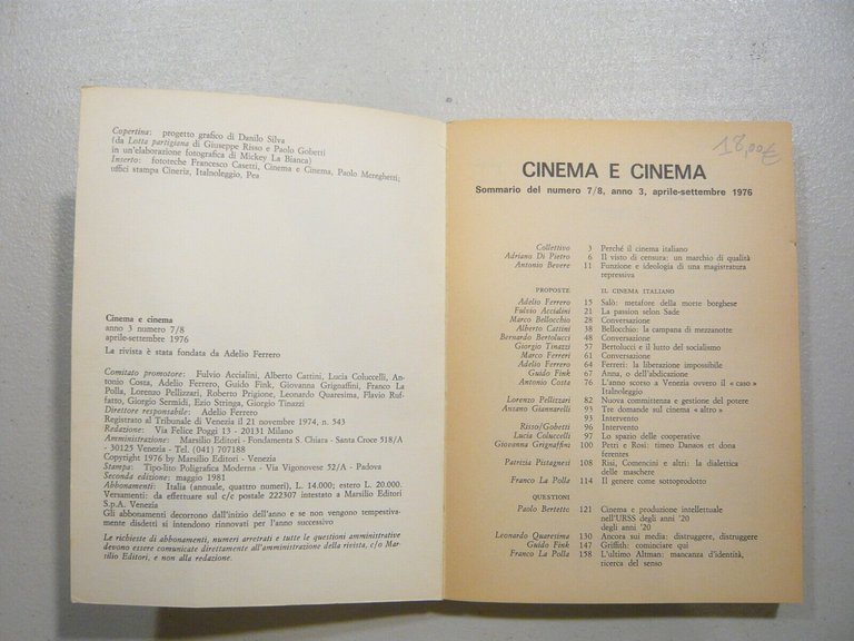 CINEMA E CINEMA vol. 7/8 GLI ANNI ’70 DEL CINEMA …