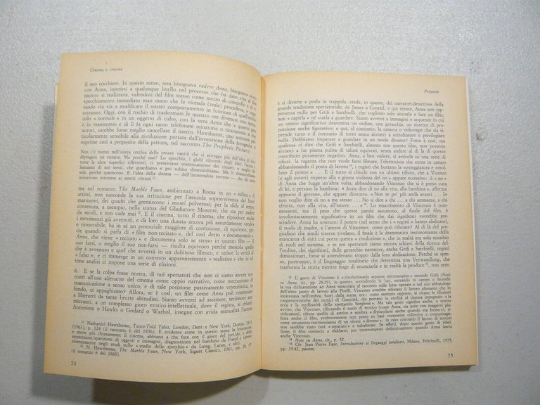 CINEMA E CINEMA vol. 7/8 GLI ANNI ’70 DEL CINEMA …