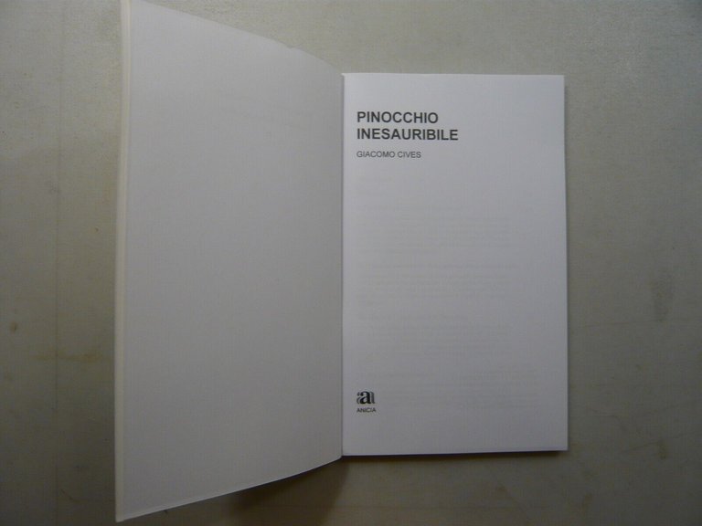 Cives,PINOCCHIO INESAURIBILE.Teoria e Storia dell’Educazione,Anicia 2006[Collodi