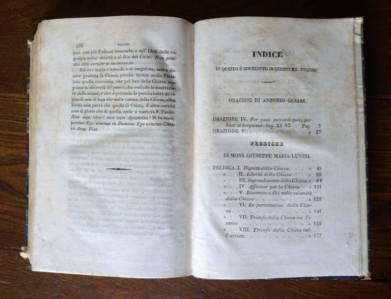 CLASSICI SACRI ORATORI ITALIANI E FRANCESI,1833 Tip.della Speranza[RELIGIONE