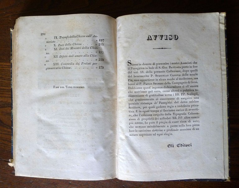 CLASSICI SACRI ORATORI ITALIANI E FRANCESI,1833 Tip.della Speranza[RELIGIONE