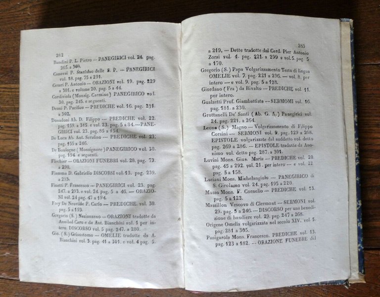 CLASSICI SACRI ORATORI ITALIANI E FRANCESI,1833 Tip.della Speranza[RELIGIONE