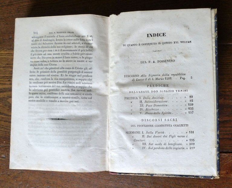 CLASSICI SACRI ORATORI ITALIANI E FRANCESI,1833 Tip.della Speranza[RELIGIONE
