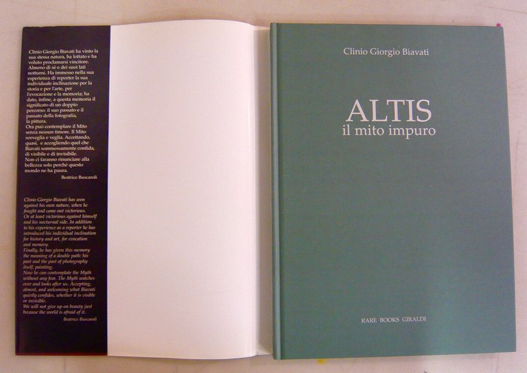 Clinio Giorgio Biavati,ALTIS.Il mito impuro,2006 Giraldi[arte,fotografia