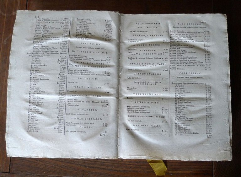 COLLECTIO PISAURENSIS.6 VOLL.,1766 Pesaro,[ANTOLOGIA LETTERATURA LATINA