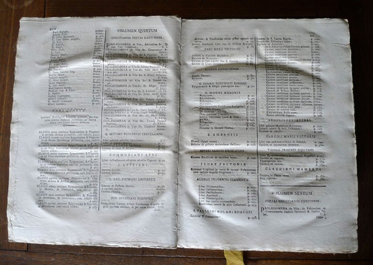 COLLECTIO PISAURENSIS.6 VOLL.,1766 Pesaro,[ANTOLOGIA LETTERATURA LATINA