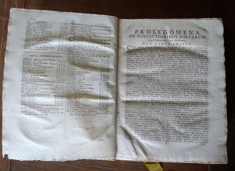 COLLECTIO PISAURENSIS.6 VOLL.,1766 Pesaro,[ANTOLOGIA LETTERATURA LATINA