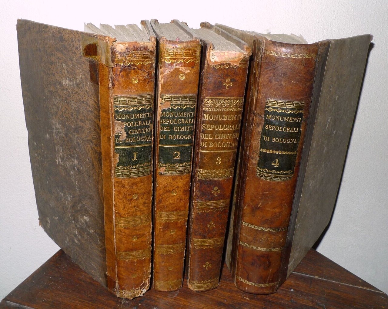 COLLEZIONE DEI MONUMENTI SEPOLCRALI DEL CIMITERO DI BOLOGNA,1825 Zecchi[CERTOSA