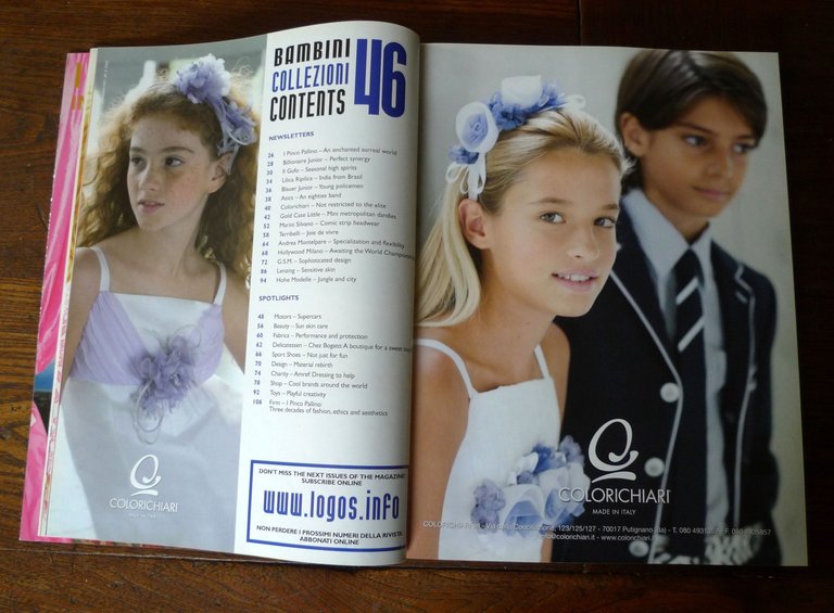 COLLEZIONI BAMBINI 46 SPRING SUMMER 2010,Logos[catalogo,moda,fashion