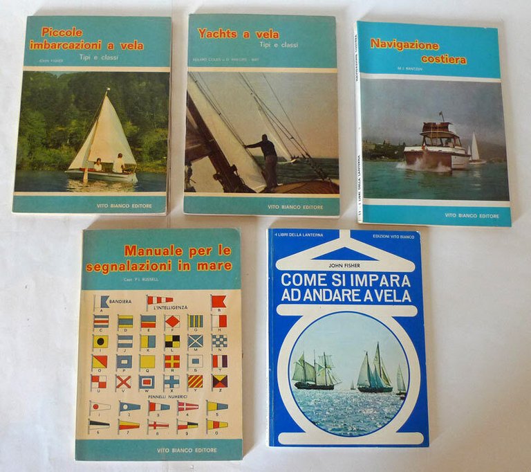 COME SI IMPARA AD ANDARE A VELA/IMBARCAZIONI/SEGNALAZIONI,Vito Bianco'62[manuale