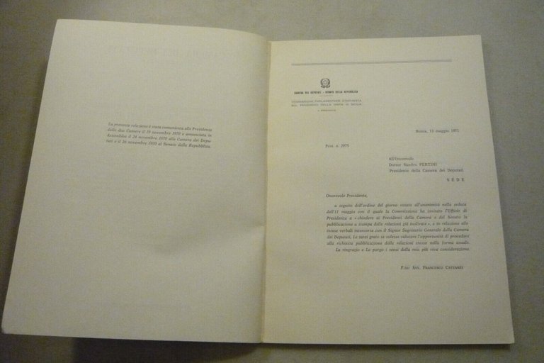 COMMISSIONE PARLAMENTARE D’INCHIESTA SUL FENOMENO DELLA MAFIA IN SICILIA,4 voll.