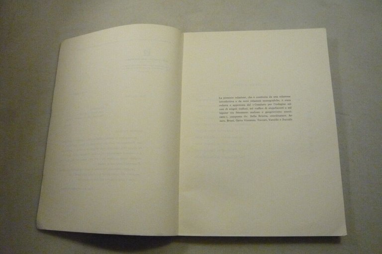 COMMISSIONE PARLAMENTARE D’INCHIESTA SUL FENOMENO DELLA MAFIA IN SICILIA,4 voll.