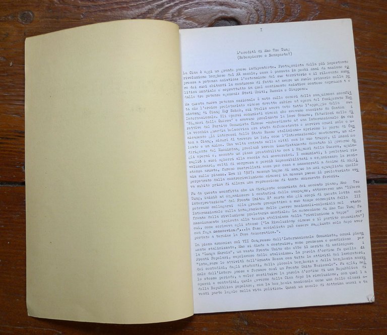 COMUNISMO n.7 Ott.1976.Rivista semestrale del Gruppo Sinistra Internazionalista