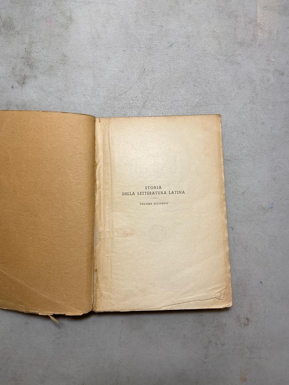 Concetto Marchesi STORIA DELLA LETTERATURA LATINA voll. 1 e 2,1940/50 | Immagine Gallery 4