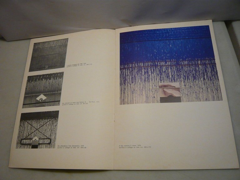 Concetto Pozzati,PER DIFENDERE IL SUO BLU,Galleria de’ Foscherari, Bologna, 1976