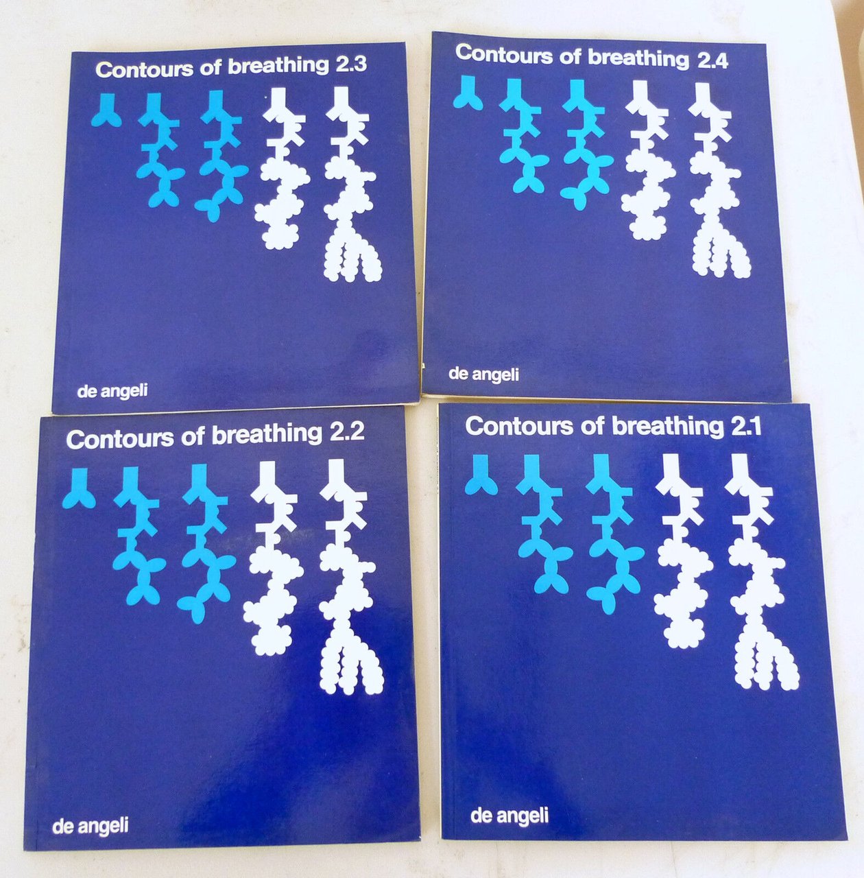 CONTOURS OF BREATHING.4 voll,1985 De Angeli[medicina,respirazione,polmoni